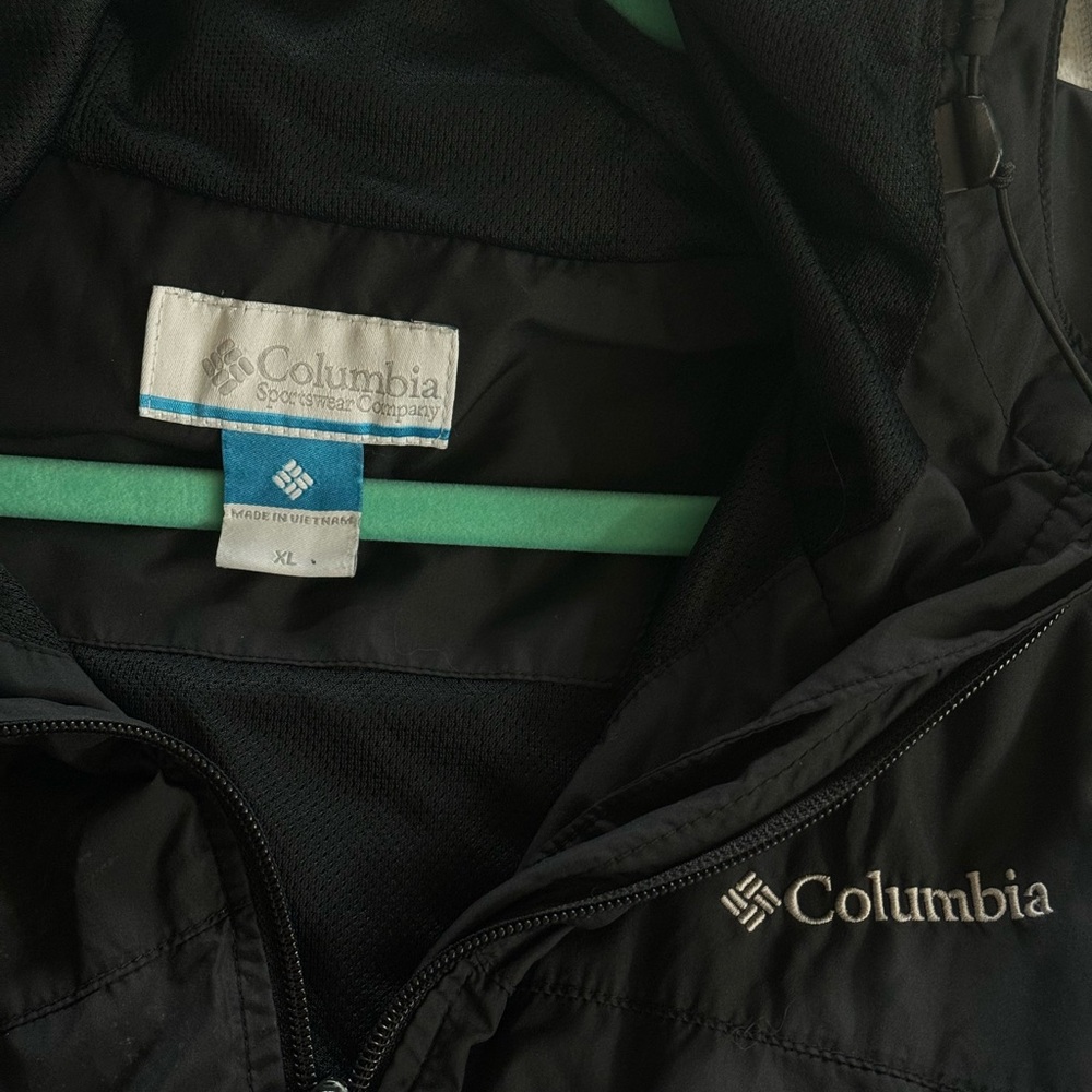 Columbia Black Hooded Jacket